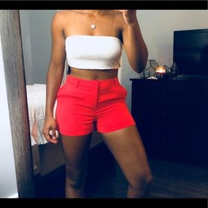 Forever 21 red dress shorts